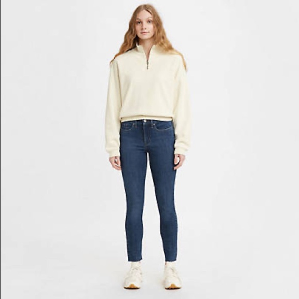 Levi’s 311 Shaping Skinny Mid Rise Dark Wash Jeans NWT 29x28